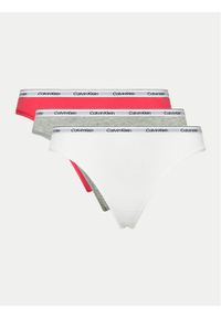 Calvin Klein Underwear Komplet 3 par fig klasycznych 000QD5207E Kolorowy. Materiał: bawełna. Wzór: kolorowy #1