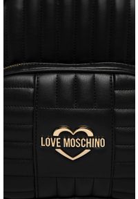 Love Moschino - Plecak. Kolor: czarny. Materiał: materiał, skóra ekologiczna. Wzór: gładki #3