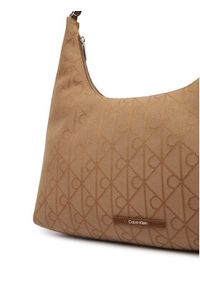 Calvin Klein Torebka Emblem Jacquard LV04F3635G Brązowy. Kolor: brązowy #3