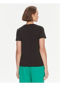 TOMMY HILFIGER - Tommy Hilfiger T-Shirt Signature WW0WW41674 Czarny Regular Fit. Kolor: czarny. Materiał: bawełna #2