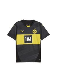 Puma - Męska koszulka wyjazdowa Borussia Dortmund 24/25 PUMA Black Faster Yellow. Kolor: wielokolorowy, czarny, żółty