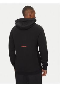 Reebok Bluza 100214852 Czarny Regular Fit. Kolor: czarny. Materiał: bawełna, syntetyk