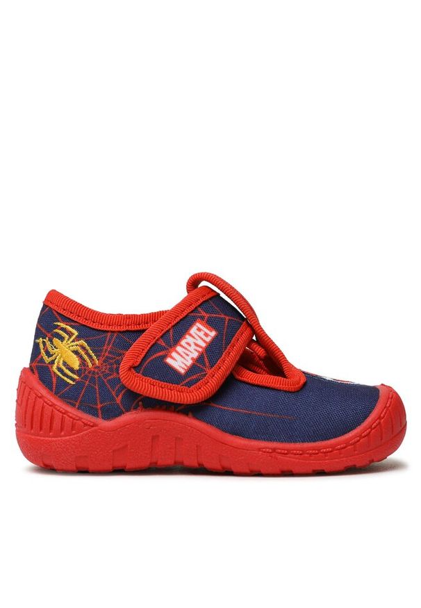 Kapcie Spiderman Ultimate. Kolor: niebieski. Wzór: motyw z bajki