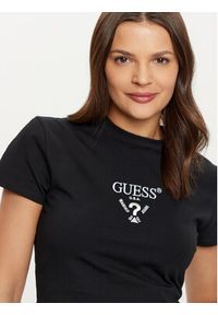 Guess T-Shirt V4YI20 KCDH1 Czarny Boxy Fit. Kolor: czarny. Materiał: bawełna #4