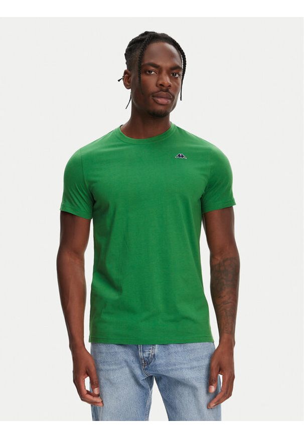 Robe di Kappa T-Shirt Luc 611187W Zielony Regular Fit. Kolor: zielony. Materiał: bawełna