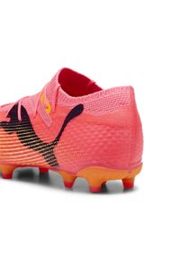 Buty piłkarskie męskie Puma Future 7 Pro. Zapięcie: sznurówki. Kolor: wielokolorowy, czarny, pomarańczowy. Materiał: materiał, syntetyk, tkanina. Szerokość cholewki: normalna. Sport: piłka nożna