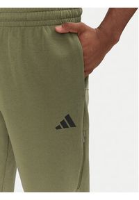 Adidas - adidas Spodnie dresowe Future Icons 3-Stripes JD4891 Zielony Loose Fit. Kolor: zielony. Materiał: bawełna, syntetyk #5