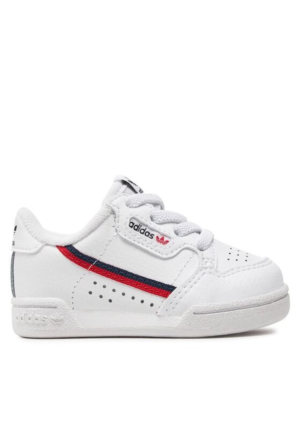 Adidas - adidas Sneakersy Continental 80 I G28218 Biały. Kolor: biały. Materiał: skóra