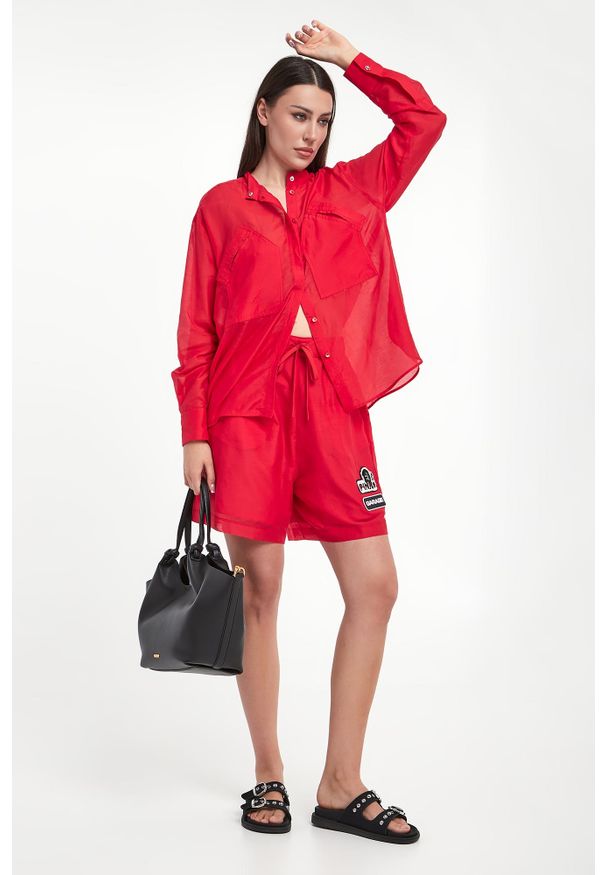 Pinko - Koszula damska z jedwabiem Andy PINKO. Materiał: jedwab