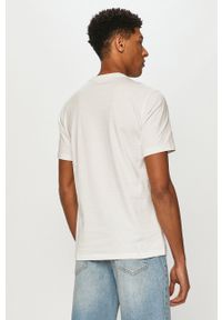 Converse - T-shirt. Kolor: biały. Wzór: nadruk