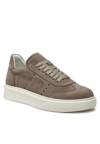 Fabi Sneakersy FU0261 Brązowy. Kolor: brązowy. Materiał: skóra