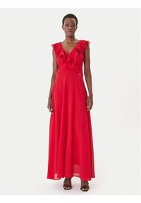 Artigli Sukienka wieczorowa ACAB004623 Czerwony Regular Fit. Kolor: czerwony. Materiał: syntetyk. Styl: wizytowy #1
