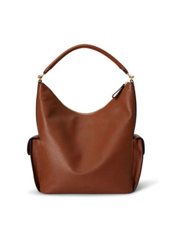 Lauren Ralph Lauren - LAUREN RALPH LAUREN Torebka 431P10123001 Brązowy. Kolor: brązowy. Materiał: skórzane