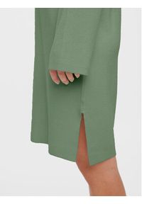 Vero Moda Sukienka dzianinowa Gold 10271183 Zielony Loose Fit. Kolor: zielony. Materiał: dzianina, wiskoza #5