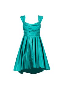 Pinko Sukienka "Virgilia" | 101938 A16A | Kobieta | Zielony. Kolor: zielony. Materiał: poliester. Typ sukienki: asymetryczne. Styl: elegancki, wizytowy. Długość: mini