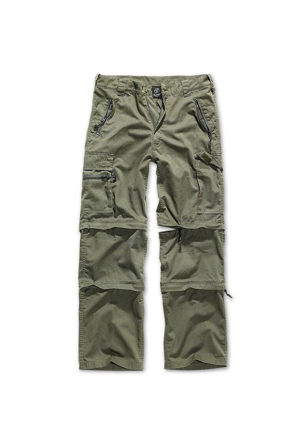 Spodnie trekkingowe męskie Brandit 3w1 Savannah Olive. Kolor: zielony. Sport: turystyka piesza
