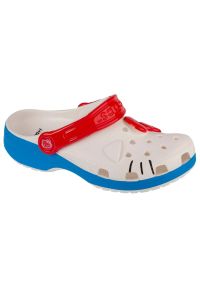 Klapki Crocs Iam Hello Kitty Classic Jr 209454-100 wielokolorowe. Okazja: na co dzień. Kolor: wielokolorowy. Wzór: motyw z bajki. Styl: casual #1