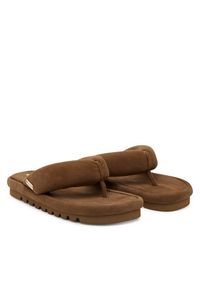 Naked Wolfe Japonki Hilary Brązowy. Kolor: brązowy. Materiał: skóra, zamsz #2