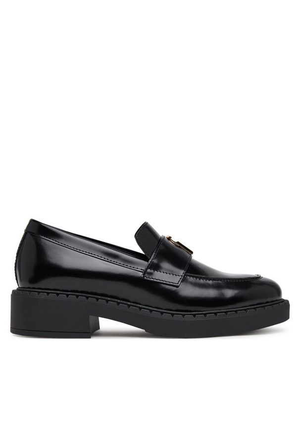 Loafersy Furla. Kolor: czarny