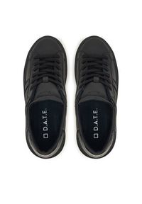 D.A.T.E. Sneakersy Hill Low Platform W431-HP-MN Czarny. Kolor: czarny. Materiał: skóra. Obcas: na platformie #4
