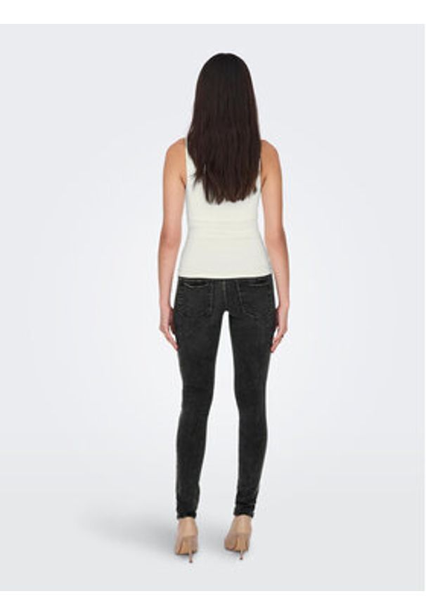 only - ONLY Top Lea 15278090 Biały Regular Fit. Kolor: biały. Materiał: syntetyk