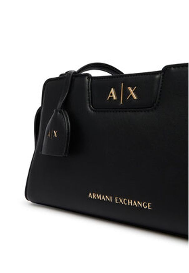 Armani Exchange Torebka XW002160 AF19892 UC001 Czarny. Kolor: czarny. Materiał: skórzane