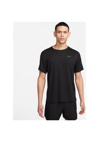 Koszulka treningowa męska Nike Uv Miler. Kolor: czarny. Długość rękawa: krótki rękaw. Długość: krótkie. Sport: bieganie #1