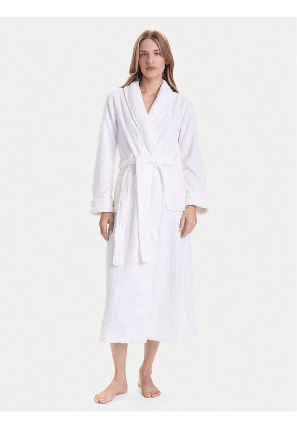 Lauren Ralph Lauren - LAUREN RALPH LAUREN Szlafrok ILN52455F Biały. Kolor: biały. Materiał: syntetyk