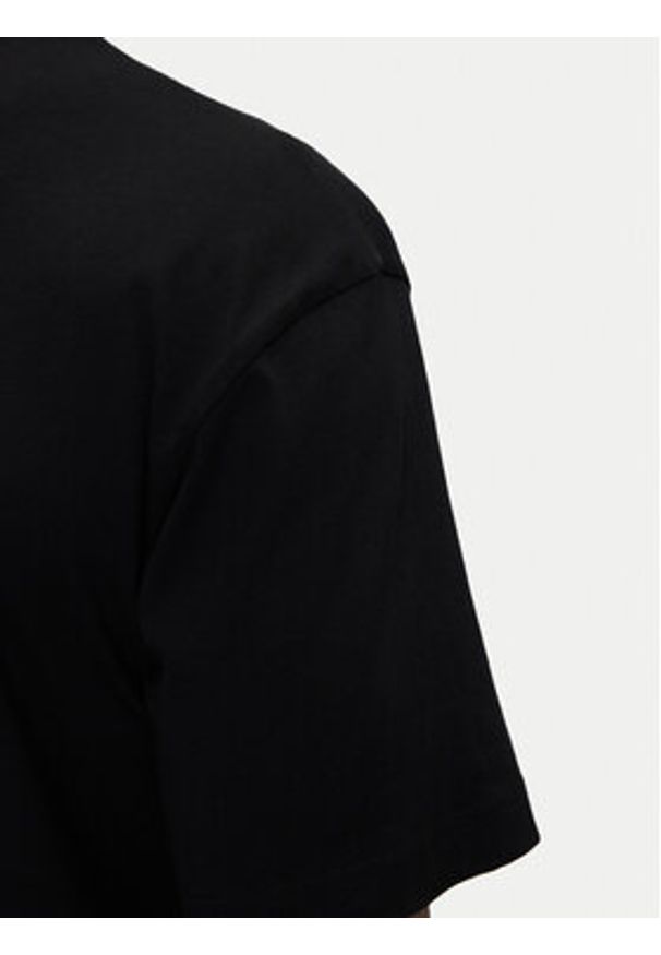Hugo - HUGO T-Shirt Darthy 50537535 Czarny Relaxed Fit. Kolor: czarny. Materiał: bawełna