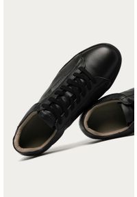 AllSaints - Buty skórzane Sheer. Nosek buta: okrągły. Zapięcie: sznurówki. Kolor: czarny. Materiał: skóra. Szerokość cholewki: normalna. Obcas: na obcasie. Wysokość obcasa: niski #3