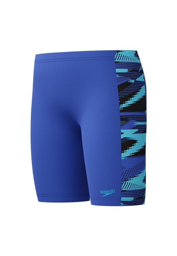 Jammery pływackie dziecięce Speedo HyperBoom Panel Jammer. Kolor: wielokolorowy, niebieski