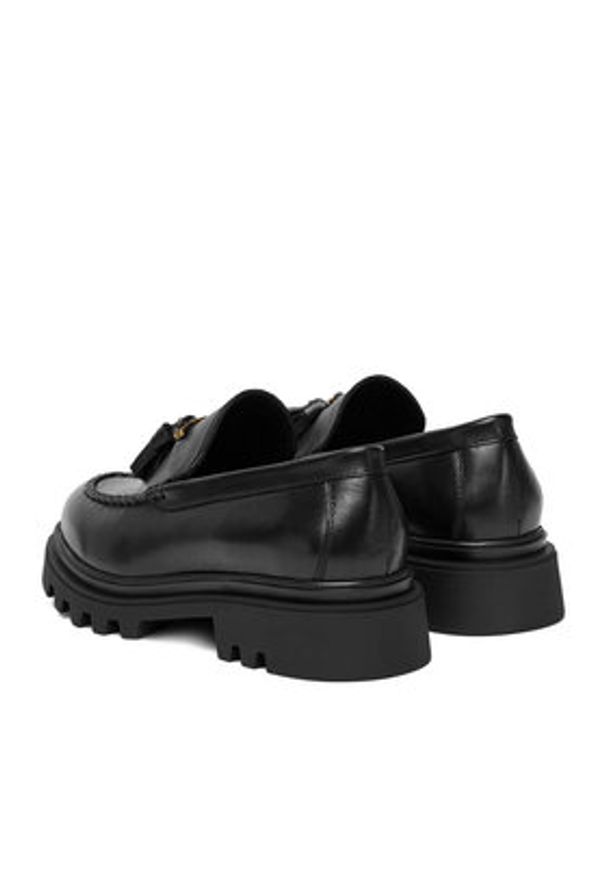 Badura Loafersy EO-AUBRE-01 Czarny. Kolor: czarny. Materiał: skóra