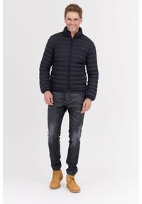 Invicta - INVICTA Granatowa kurtka puchowa męska, Rozmiar M. Kolor: niebieski. Materiał: puch #4