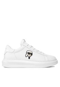 Karl Lagerfeld - KARL LAGERFELD Sneakersy KL52530N Biały. Kolor: biały. Materiał: skóra