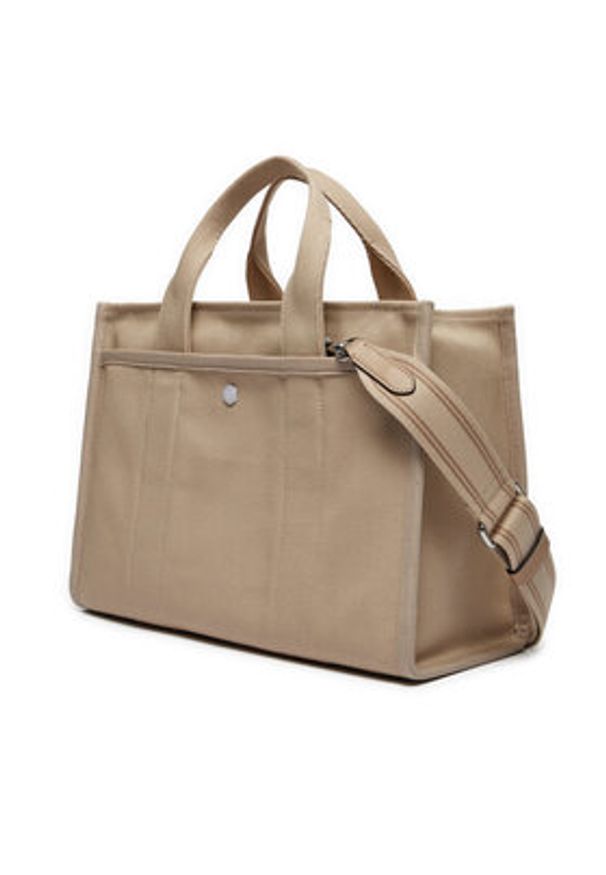 Coach Torebka Cargo CP158 Beżowy. Kolor: beżowy