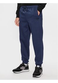 4f - 4F Spodnie dresowe 4FAW23TTROM466 Granatowy Regular Fit. Kolor: niebieski. Materiał: bawełna, dresówka