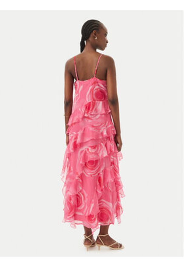 Vero Moda Sukienka wieczorowa Smilla 10346307 Różowy Regular Fit. Kolor: różowy. Materiał: syntetyk. Styl: wizytowy