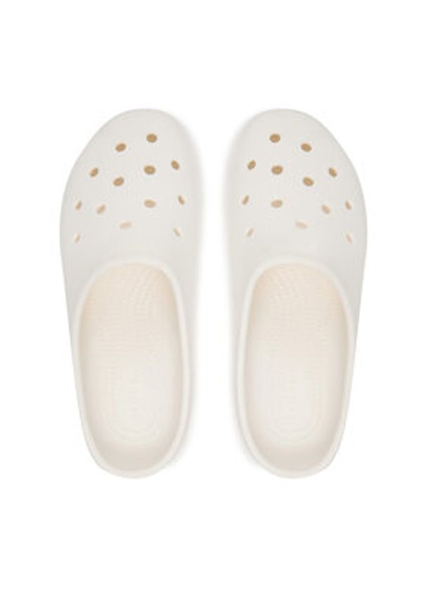 Crocs Klapki Classic Low Profile Clog 211139 Biały. Kolor: biały
