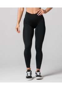 Legginsy Ultra Comfort Carpatree z wysokim stanem sportowe dla kobiet. Stan: podwyższony. Kolor: czarny