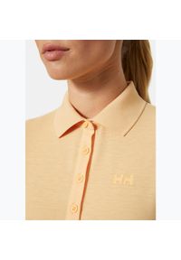 Koszulka polo damska Helly Hansen Siren Polo. Typ kołnierza: polo. Kolor: pomarańczowy