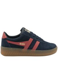 Sneakersy damscy Gola Grandslam Suede Trainer. Kolor: wielokolorowy, niebieski, pomarańczowy. Materiał: zamsz #1