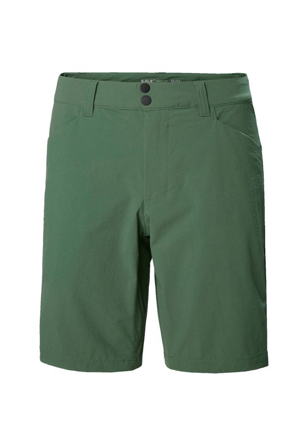 Szorty damskie Helly Hansen Brona Softshell. Kolor: zielony. Materiał: softshell. Sport: turystyka piesza