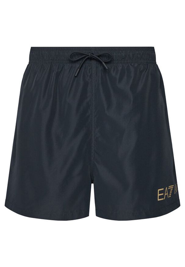 EA7 Emporio Armani Szorty kąpielowe 7M002000 AF13049 MC004 Czarny Regular Fit. Kolor: czarny. Materiał: syntetyk