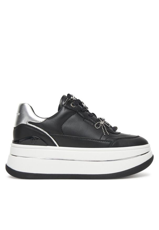 MICHAEL Michael Kors Sneakersy Hayes 43F5HYFS2L Czarny. Kolor: czarny. Materiał: skóra