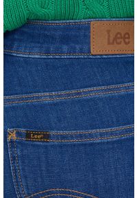 Lee jeansy BREESE DARK ZURI damskie high waist. Stan: podwyższony. Kolor: niebieski