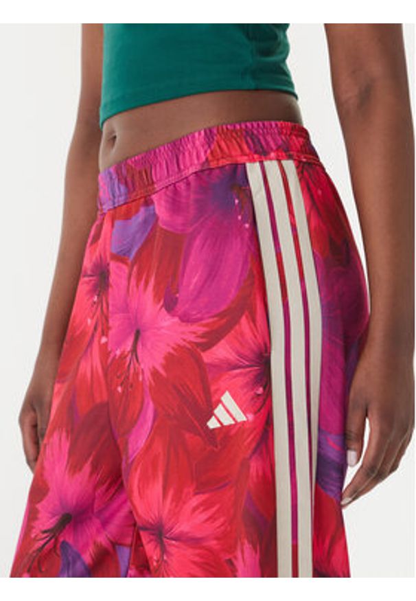Adidas - adidas Spodnie dresowe Farm Rio House Of Tiro KD4632 Różowy Loose Fit. Kolor: różowy. Materiał: bawełna, syntetyk