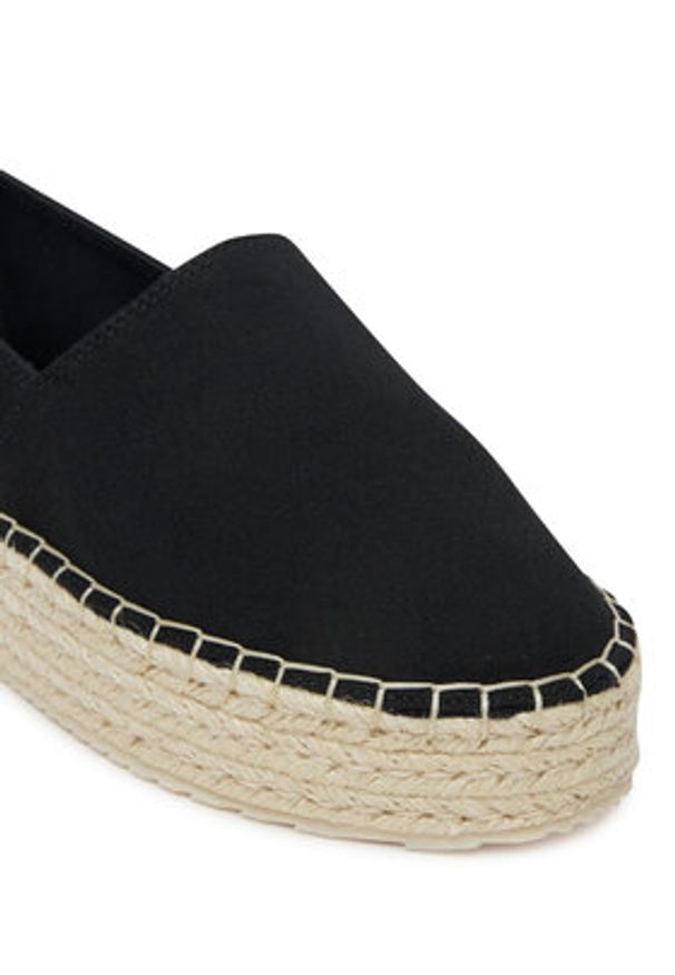 Calvin Klein Jeans Espadryle Flatform Esdparille Mg/Hdw YW0YW01737 Czarny. Kolor: czarny. Materiał: materiał