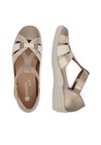 Remonte Półbuty R7601-90 Beżowy. Kolor: beżowy. Materiał: skóra, syntetyk #2