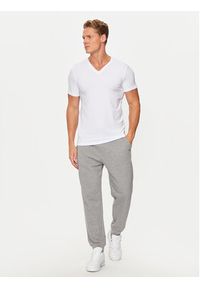 YSABEL MORA T-Shirt 70100 Biały Slim Fit. Kolor: biały. Materiał: syntetyk