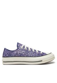 Converse Trampki Chuck 70 Glitter A11134C Granatowy. Kolor: niebieski. Materiał: syntetyk, materiał #1